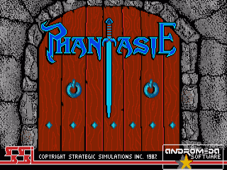 Phantasie title screen for Amiga